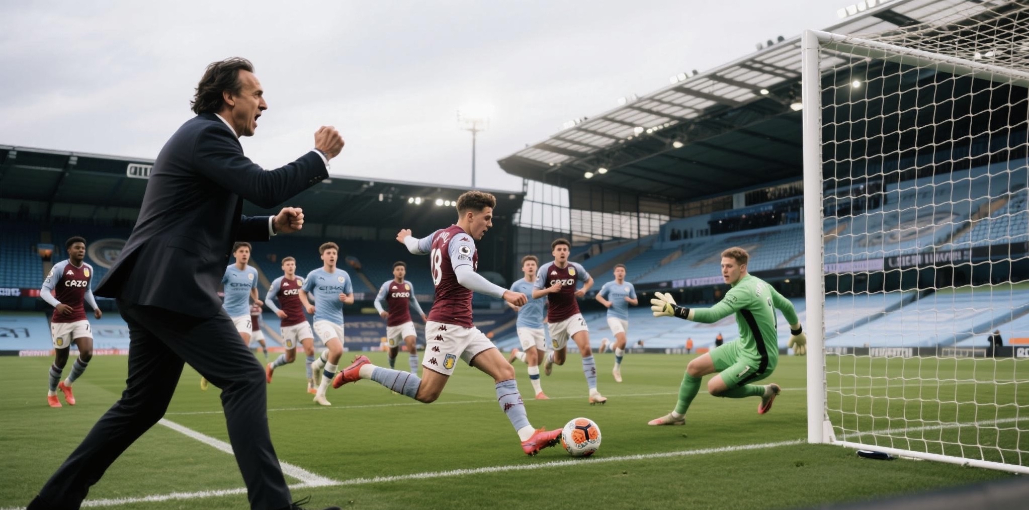 曼城碾压韩国，穆勒统治全场